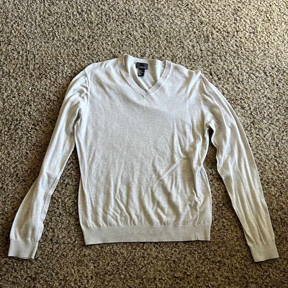 H&M long sleeve tan shirt